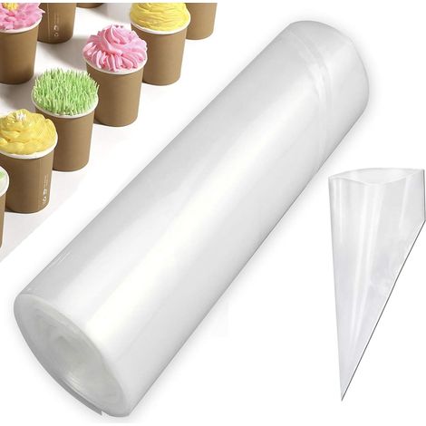 Poche À Douille - 50 Pièces - 30 5 Cm - Pour Décoration De Gâteaux Et Desserts - Usage Jetable (1/5)