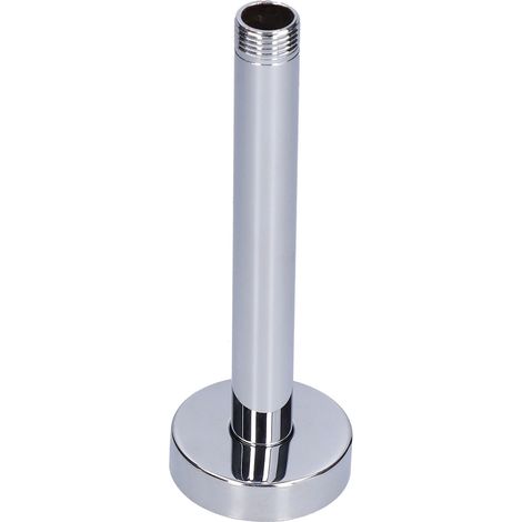 Rallonge de douche NPT 20 mm en acier inoxydable SUS304, fixation au plafond, accessoire de salle de bain, 15,2 cm / 6 pouces, finition électroplaquée (1/5)