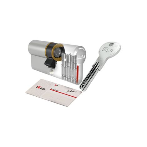 Cylindre Iseo R6 Plus 35x55 mm profil europA en 5 clA s + 1 pour chantier avec papier