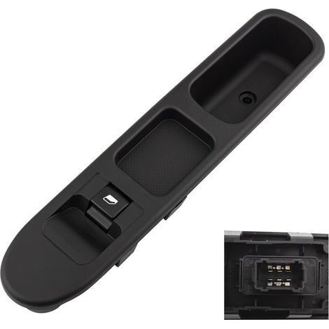 Commande Leve Vitre 207 Côté Passager 6 Broches pour Peugeot 207 2007-2015 6554.HJ 6490.HQ, Non original (1/5)