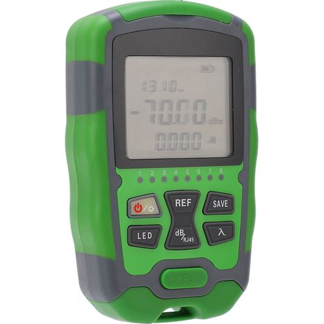 Optisches Faser-Leistungsmessgerät -70 bis +10 dBm Digitalanzeige Optisches Kabeltestgerät (1/5)