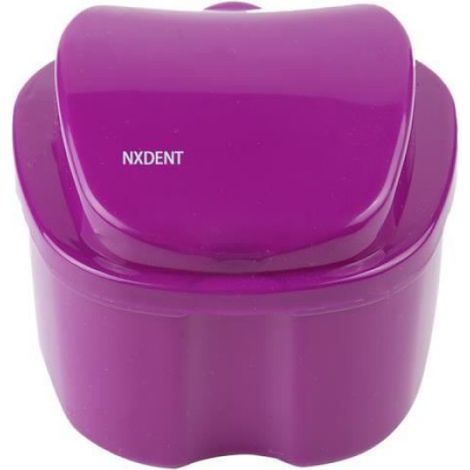 Boîte De Rangement Dentaire - Plastique - Pour Prothèses Dentaires - 1 Pièce Violet (1/4)