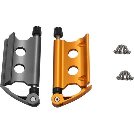 Lot de 2 supports de fourche pour vélo, compatibles avec les plateaux de toit de camionnettes et les vélos de route et VTT. (1/5)