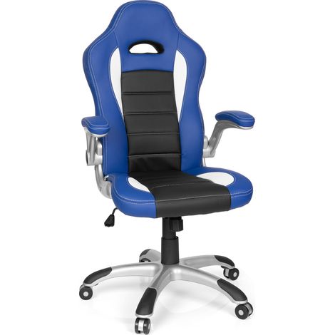Gaming Stuhl / Bürostuhl GAME SPORT blau / schwarz hjh OFFICE