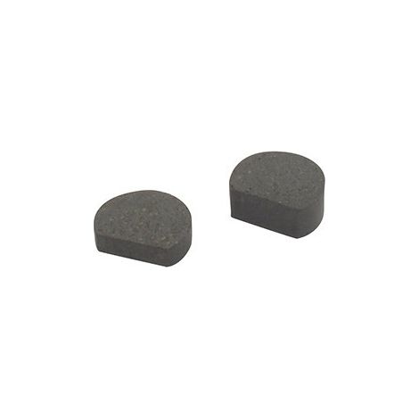 Lot de 2 plaquettes de frein avec méplat . Ø: 28mm Ep: 7 & 14mm. Remplace origine MURRAY: 776938
