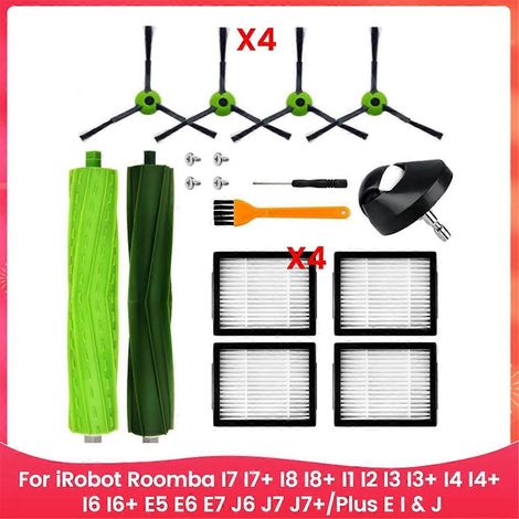 Pour I7 I7+ I8 I8+ I1 I2 I3 I3+ I4 I4+ I6 I6+ E5 E6 E7 J6 J7 J7+/Plus E, I & J Series Brosse filtrante sous vide (1/4)