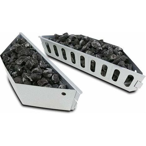 Paniers à charbon pour barbecues à charbon Weber 7403, One Touch, Master Touch et tous les autres modèles de barbecues à charbon de 47, 57 et 67 cm, Char-Basket pour chaleur directe et indirecte, lot (1/5)