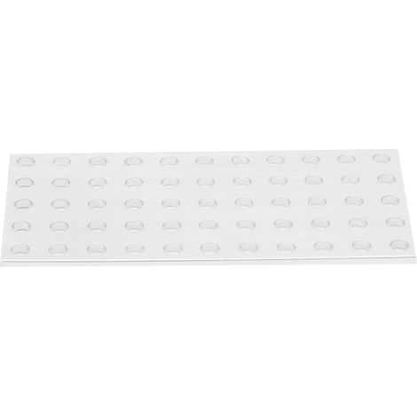3116‑0040‑0088 Plaque à grille en aluminium à orifices, pièce pour robot industriel (5 x 11 trous, 40 x 88 mm) (1/5)