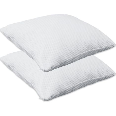 Herzberg hg 65x2 2 stuck shredded memory foam kissen