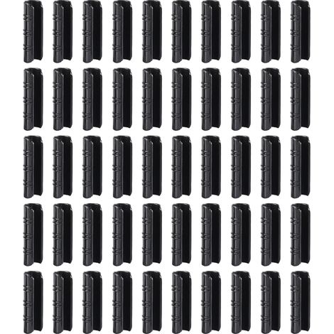 Clip Serre-Tuyau - Pour Tube Rond 24-26 mm - Fixation Film Serre et Filet Ombrage - En Plastique ABS/PC Renforcé - Lot de 25 Pièces (1/5)