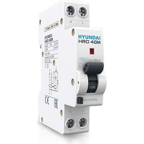 Disjoncteur différentiel N+1P 6KA 40A 30mA Type A (1/3)