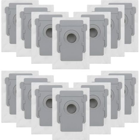 Set di 14 sacchetti per aspirapolvere per IRobot Roomba i7/i7+/i3/i3+/i4/i4+/i6/i6+/i8/i8+/S9/S9+/j7/j7+/E5/E6/E7 Sacchi di ricambio per IRobot Roomba i7 Kit di accessori (A-14 pezzi) (1/5)