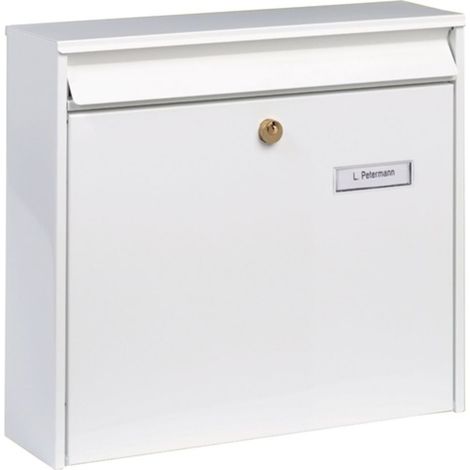 BURG-WÄCHTER  Buzón Potsdam  877 W  H.322mm B.362mm  T.100mm blanco  STA DIN  C4 -  877W (1/2)