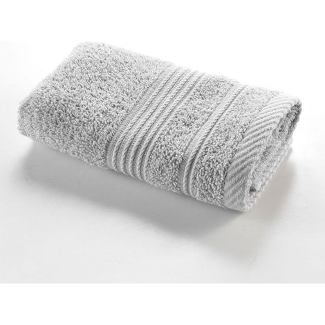 Serviette invité 30x50 cm - 500g/cm² - Gris clair (1/5)