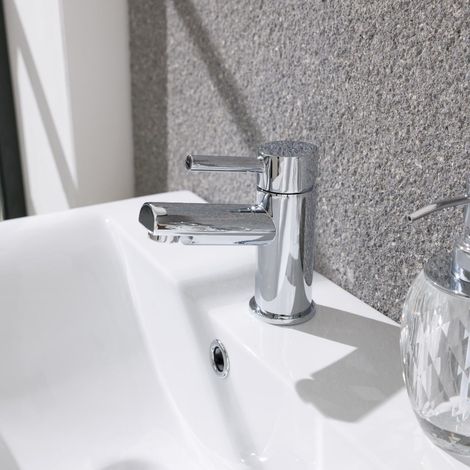 Marc Bathroom Basin Chrome Single Lever Mono Mixer Tap & Waste (1/5)