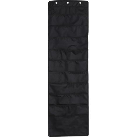 Organiseur Mural 10 Poches Avec 3 Crochets Pour Bureau Et Classe Rangement Documents Polyester (1/5)