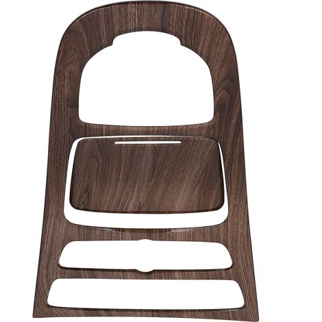 2 Garnitures de panneau de levier de vitesse pour Mercedes Classe E W213 2016-2018, bois noyer brun (1/5)