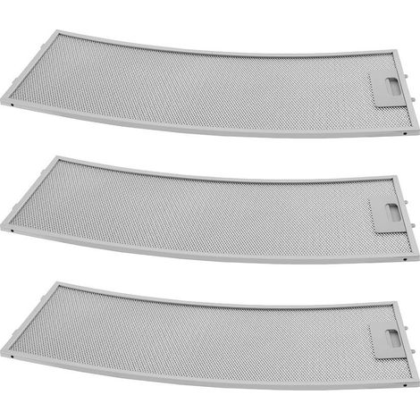 Filtro metálico AllSpares para campanas extractoras compatible con Neff 00357623/357623 (548x185x9mm) (1/5)