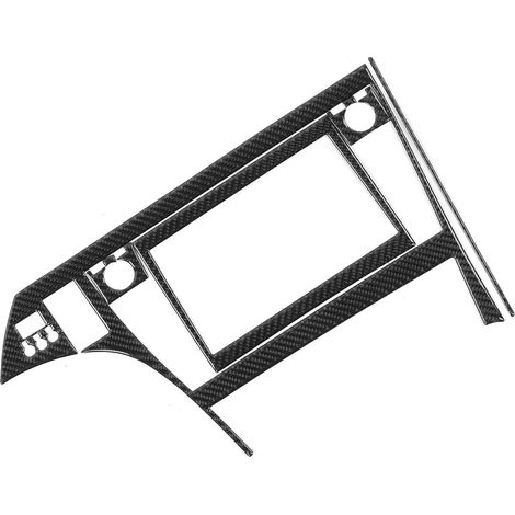 Ensemble 7 Pièces Habillage Panneau Navigation Auto Fibre de Carbone Décoration Intérieure Compatible Prius 2012-2015 Conduite à Gauche (1/5)