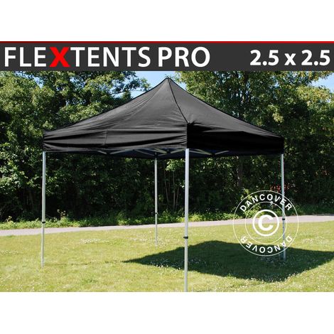 Faltzelt FleXtents PRO 2,5x2,5m Schwarz