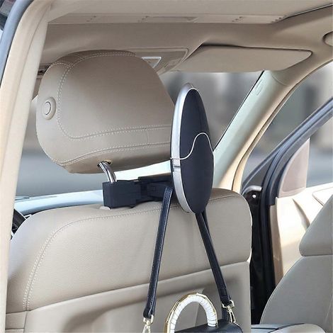 Multifunktionaler Auto-Kleiderbügel, Autositz-Kleiderbügel, Silber (1/5)