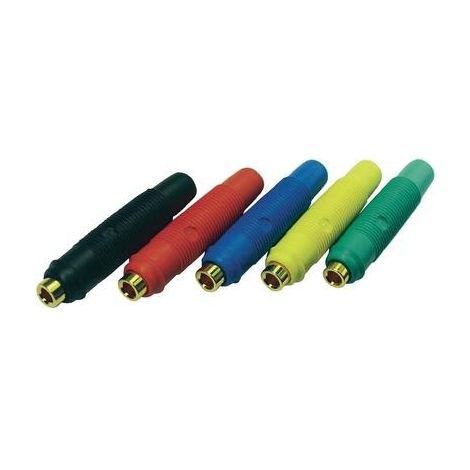 SKS Hirschmann KUN 30 conector enchufe hembra recto negro