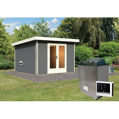 Mainburg 1, 9kW ext.Strg. bronz. glastür,Set A,terragrau (1/5)