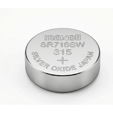 Batteria per orologio 315 Maxell Ossido d'argento Sr716sw 315/maxell