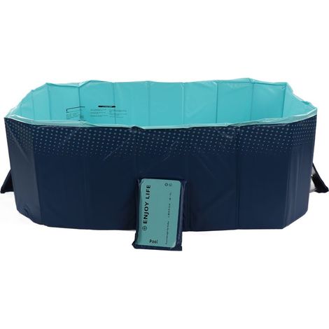 Piscine pliable surdimensionnée, gonflage gratuit pour la maison et l'extérieur, 1.6m / 5,25 pieds (1/5)