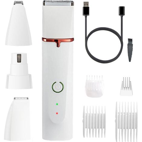 Tondeuse Silencieuse Rechargeable USB Pour Ongles De Chien Et Chat Broyeur Professionnel Soin Pattes Animaux (1/4)