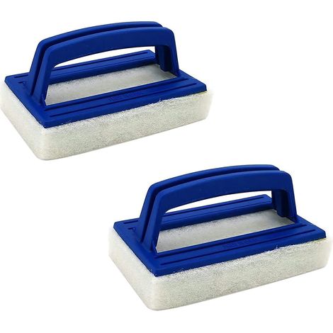 2 Pièces Poignée Piscine Mur Outil de Récurage Accessoires Portable Éponge Brosses de Nettoyage Écume Chaude Évier Piscine Ligne d'eau Épurateur (1/5)