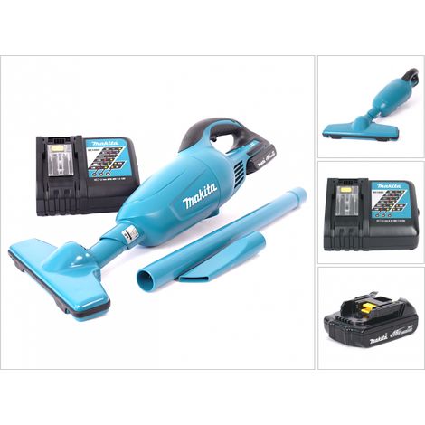 Makita DCL 180 RY1 Akku Staubsauger 18 V + 1x Akku 1,5 Ah + Ladegerät