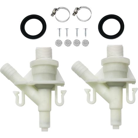 Vanne D’Eau Pour WC camping-car Remplacement De Vanne De Chasse À (1/5)