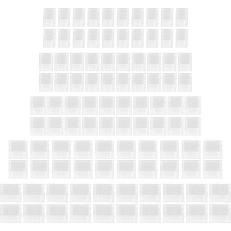 Lot de 100 connecteurs AB à clip d'équilibrage pour batterie lithium, protecteur de tension et jeu de pinces d'équilibre. (1/5)