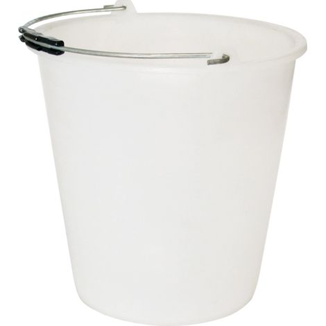 Secchio Acqua Pulizia senza Becco Bianco 15 Litri Stefanplast