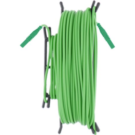 Metrel A 1608 Sicherheits-Messleitung Bananenstecker 4 mm Bananenstecker 4 mm 20 m Grün 1 St.