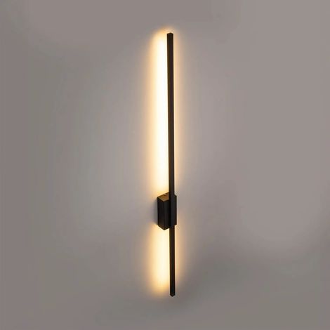 [GEBRAUCHT] B-Ware Flash Wandleuchte Wandlampe Led Metall Schwarz Indirekte Beleuchtung Rechteckig