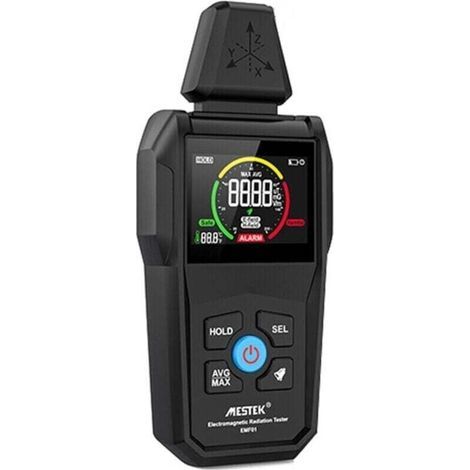 Electromagnetic Field Meter, Radio Frequency Detector and Player – It measures RF, electric, and magnetic fields on 3 axes (Gauss or Tesla) (1/4)
