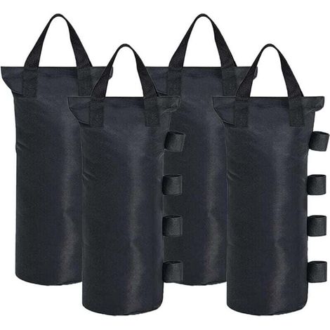 4er-Set Sandsäcke für Pavillons, Zelte, Überdachungen, Fußgewichte, Sandsäcke, Outdoor-Säcke, für Pavillons, Gartenzelte, Markisen, Stallsicherheit - Crezuo