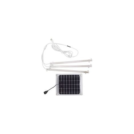 Bande LED solaire de croissance pour plantes aromatiques et horticoles, idéale pour balcon, serre, herbes aromatiques, légumes et fleurs (30 W). (1/5)