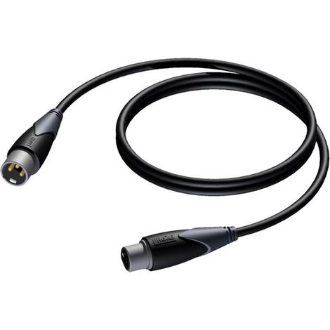 CABLE PROCAB XLR MACHO - HEMBRA XLR HEMBRA, 10M