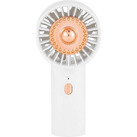 Ventilateur Portable Ultra Léger, Mini Ventilateur à Main 3 Vitesses Vent Fort Silencieux, Ventilateur Poche USB Rechargeable Charge Rapide, Petit Ventilateur pour Voyage Bureau Maison, Blanc (1/5)