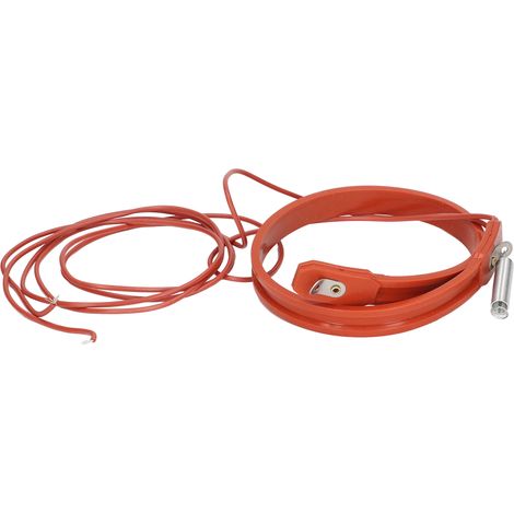 Ceinture chauffante flexible et étanche en caoutchouc silicone, 35 W, 220 V CA (1/5)