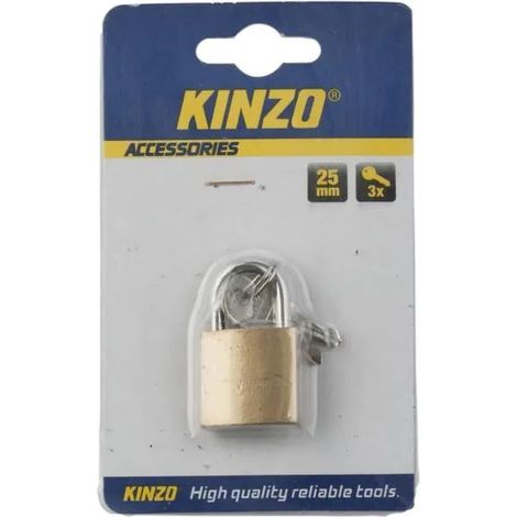 Vorhängeschloss kinzo padlock solide Konstruktion 3 Schlüssel