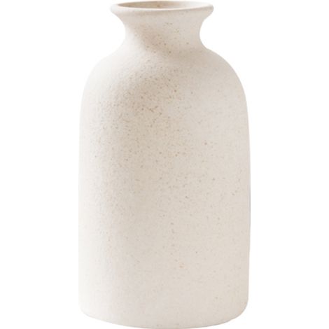 Vase décoratif en céramique de style minimaliste pour bureau – Beige