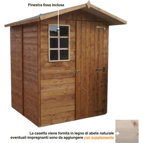 Casetta 168 x 174 cm + 1 finestra fissa in omaggio Si (+â‚ 35,00) - Ardesia Verde (+â‚ 30,00) (1/3)