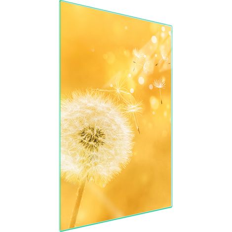 TAGLIERE IN VETRO 35x52 Fiore (1/5)