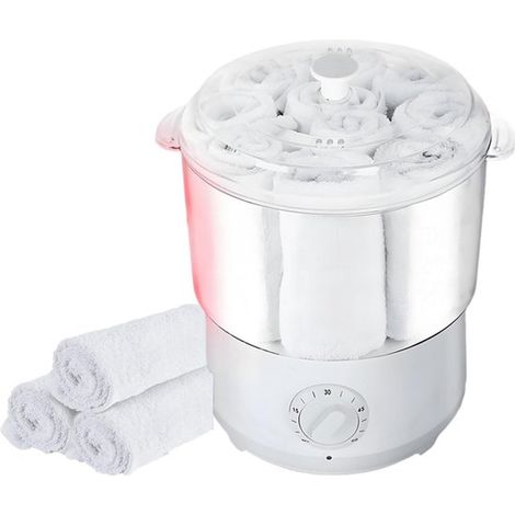 Sèche-serviettes écoénergétique - Chauffage rapide et sain - Convient à un usage domestique et professionnel - Blanc (1/5)