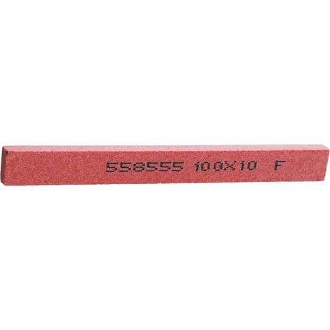 TYROLIT Pierre d'affûtage– corindon spécial, plat, Longueur x Largeur (mm) degrée de granulométrie : 100 x 10F