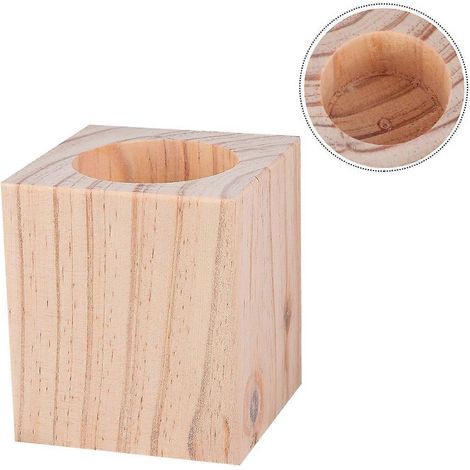 Rehausseur de table rond en bois massif, rehausseur de pieds de meubles (augmente la hauteur de 5 cm).